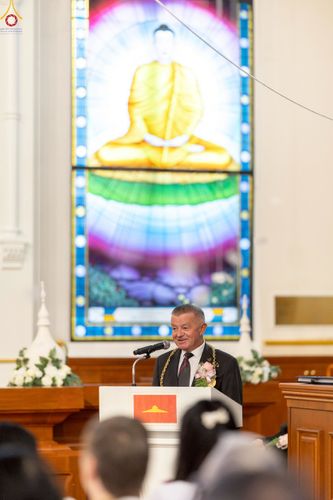 ภาพ No.270826:วันอาทิตย์ที่ 19 ตุลาคม พ.ศ. 2568 พิธีทอดกฐิน “หนึ่งไม่มีสอง” วัดพระธรรมกายนิวคาสเซิล เมืองนิวคาสเซิล ประเทศอังกฤษ 