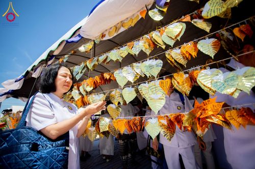 ภาพ No.211485:วันอาทิตย์ที่ 16 มีนาคม พ.ศ. 2568 พิธีทอดผ้าป่าฉลองปทุมเจดีย์ ณ ศูนย์อบรมเยาวชนปัตตานี