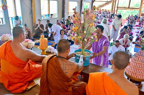 ภาพ No.95214:พิธีทอดกฐินสามัคคีทั่วไทย 5,000 วัด ณ สำนักสงฆ์ทิยาเพอ จ.แม่ฮ่องสอน วันที่ 18 พฤศจิกายน พ.ศ. 2566