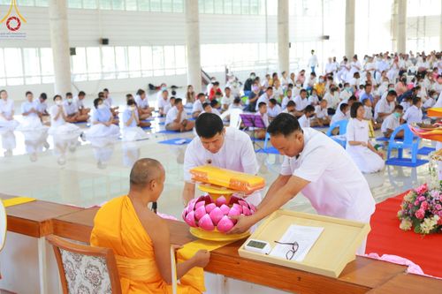 ภาพ No.97522:พิธีทอดกฐินสามัคคีเพื่อสร้างกำแพงแก้ว ณ ธุดงคสถานนครสวรรค์  วันที่ 19 พฤศจิกายน พ.ศ. 2566