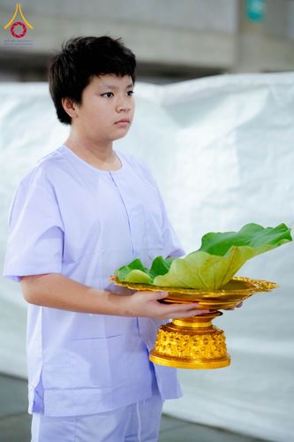 ภาพ No.143781:พิธีปลงผมยุวธรรมทายาท โครงการสามเณรโรงเรียนนานาชาติ รุ่นที่  13 ณ วิหารคด คอร์ 9 วัดพระธรรมกาย วันอาทิตย์ที่ 7 กรกฎาคม พ.ศ. 2567