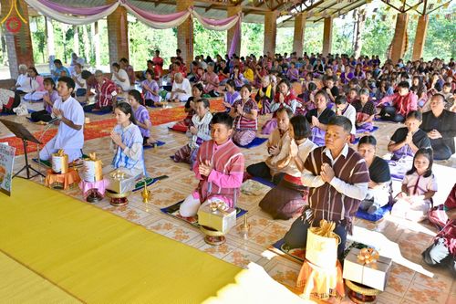 พิธีทอดกฐินสามัคคีทั่วไทย 5,000 วัด ณ สำนักสงฆ์เลโคะ อ.สบเมย จ.แม่ฮ่องสอน วันที่ 18 พฤศจิกายน พ.ศ. 2566