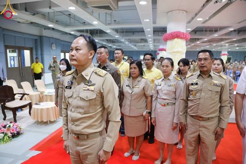 ภาพ No.104684:การประชุมกำนัน ผู้ใหญ่บ้าน สารวัตรกำนัน แพทย์ประจำตำบล และผู้ช่วยผู้ใหญ่บ้าน อ.คลองหลวง จ.ปทุมธานี ประจำเดือนธันวาคม พ.ศ. 2566 วันพฤหัสบดีที่ 28 ธันวาคม พ.ศ. 2566 เวลา 13.30 น. ณ ห้องสัมมนา SPD 7 E สภาธรรมกายสากล วัดพระธรรมกาย