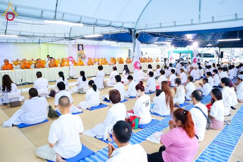 ภาพ No.119885:พิธีถวายภัตตาหารเป็นสังฆทาน แด่คณะพระธรรมยาตรา ปีที่ 12 วันที่ 28 มกราคม พ.ศ. 2567 ณ อนุสรณ์สถานบางปลา จ.นครปฐม