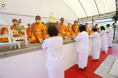 ภาพ No.76838:พิธีทอดผ้าป่าแก้วสำเร็จ เพื่อปูพื้นอาคารอเนกประสงค์ทั้ง 4 หลัง วันอาทิตย์ที่ 26 กุมภาพันธ์ พ.ศ. 2566 ณ ศูนย์ปฏิบัติธรรมนานาชาติเบตง จ.ยะลา