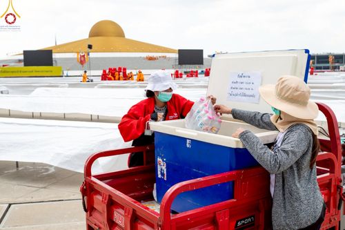 ภาพ No.218744:วันศุกร์ที่ 18 เมษายน พ.ศ. 2568 การเตรียมงานในลานธรรม , พระมหาธรรมกายเจดีย์ เพื่องานวันคุ้มครองโลก 22 เมษายน พ.ศ. 2568