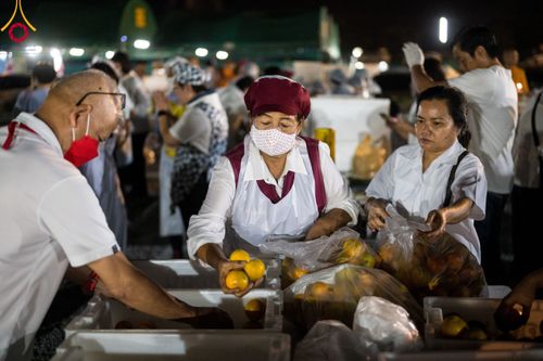 ภาพ No.109140:พิธีถวายภัตตาหารเป็นสังฆทาน แด่คณะพระธรรมยาตราฯ วันที่ 10 มกราคม พ.ศ. 2567 ณ อนุสรณ์สถานคลองบางนางแท่น อ.สามพราน จ.นครปฐม
