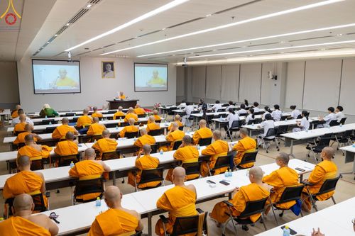 ภาพ No.63385:การสัมมนา World Peace Inner Peace : Lord Buddha 's Social Doctrine to resolve Global Issues ณ อาคาร 100 ปี คุณยายอาจารย์ฯ วัดพระธรรมกาย วันพฤหัสบดี ที่ 25 เมษายน พ.ศ. 2567