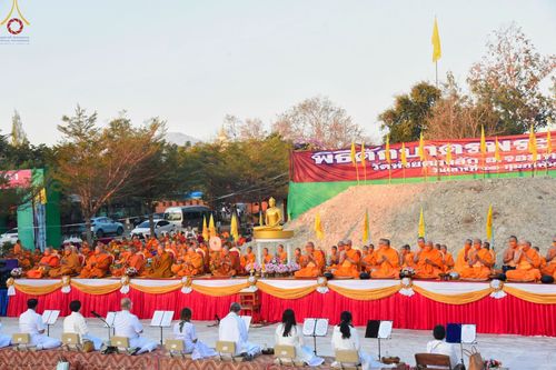 ภาพ No.75668:พิธีเจริญพระพุทธมนต์ และ ตักบาตรพระ 1,111 รูป  บำเพ็ญกุศลเพื่อถวายพระพรชัยมงคลแด่  สมเด็จพระเจ้าลูกเธอ เจ้าฟ้าพัชรกิติยาภา นเรนทิราเทพยวดี กรมหลวงราชสาริณีสิริพัชร มหาวัชรราชธิดา วันเสาร์ที่ 11 กุมภาพันธ์ พ.ศ. 2566 ณ วัดห้วยตองสัก อ.จอมทอง จ.เชียงใหม่