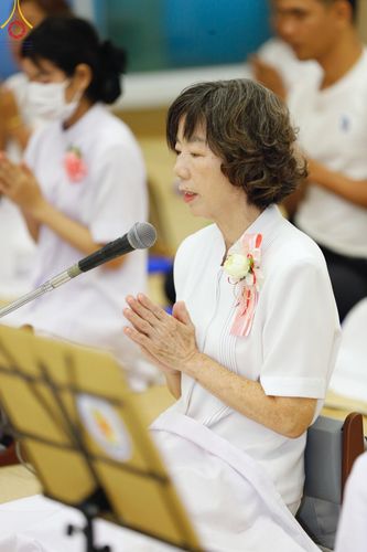 ภาพ No.127726:พิธีถวายภัตตาหารเป็นสังฆทาน แด่คณะพระธรรมยาตราฯ ในโครงการธรรมยาตราอัญเชิญพระบรมสารีริกธาตุ ประดิษฐาน ณ มหารัตนเจดีย์สิริปทุมสวรรค์ อ.บางกล่ำ จ.สงขลา วันที่ 8 มีนาคม พ.ศ. 2567