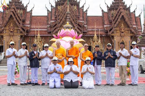 ภาพ No.129965:V.34 เพื่อธรรมเพื่อบางกล่ำ การรับบุญของเจ้าหน้าที่หน่วยงานต่างๆ  เพื่องานธรรมยาตราอัญเชิญพระบรมสารีริกธาตุ ประดิษฐาน ณ มหารัตนเจดีย์สิริปทุมสวรรค์ (เจดีย์อริยพุทธะ 5 พระองค์) ณ ศูนย์ปฏิบัติธรรมภาคใต้ อ.บางกล่ำ จ.สงขลา ระหว่างวันที่ 9-10 มีนาคม พ.ศ. 2567