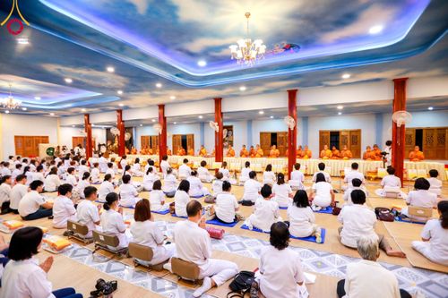 ภาพ No.115597:พิธีถวายภัตตาหารเป็นสังฆทาน แด่คณะพระธรรมยาตรา ปีที่ 12 วันที่ 20 มกราคม พ.ศ. 2567 ณ วัดโบสถ์(บน) บางคูเวียง จ.นนทบุรี