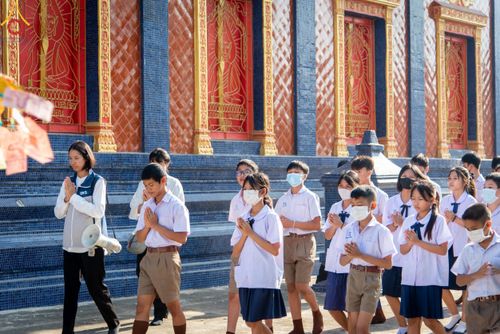 ภาพ No.106476:พิธีทอดผ้าป่าทำนุบำรุงศาสนสถาน ณ วัดอัมพวัน ต.เทศบาลเมือง อ.สองพี่น้อง จ.สุพรรณบุรี วันที่ 5 มกราคม พ.ศ. 2567