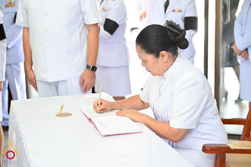 ภาพ No.260852:อำเภอคลองหลวง จัดพิธีสรงน้ำพระบรมศพ สมเด็จพระนางเจ้าสิริกิติ์ พระบรมราชินีนาถ พระบรมราชชนนีพันปีหลวง  ด้วยสำนึกในพระมหากรุณาธิคุณตราบนิจนิรันดร์ วันที่ 26 ตุลาคม พ.ศ. 2568 เวลา 09.30 น. ณ ที่ว่าการอำเภอคลองหลวง จังหวัดปทุมธานี