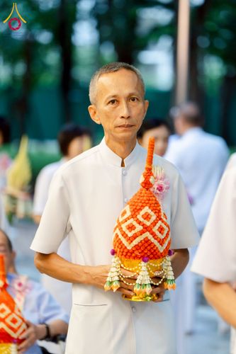 ภาพ No.223533:วันที่ 11 พฤษภาคม พ.ศ. 2568 พิธีบรรพชาของอุบาสก พิสิทธิ์ หมื่นแกล้ว  ณ วัดพระธรรมกาย