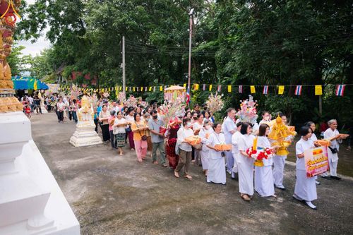 พิธีทอดกฐินสามัคคีทั่วไทย 5,000 วัด วัดม่วงเฒ่า จ.กาญจนบุรี วันที่ 31 ตุลาคม พ.ศ. 2566