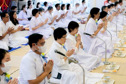 ภาพ No.114441:พิธีถวายภัตตาหารเป็นสังฆทาน แด่คณะพระธรรมยาตรา ปีที่ 12 วันที่ 18 มกราคม พ.ศ. 2567 ณ วัดโบสถ์(บน) บางคูเวียง จ.นนทบุรี