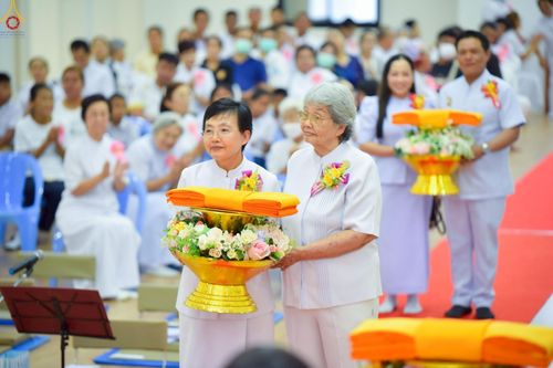 ภาพ No.249908:วันอังคารที่ 30 กันยายน พ.ศ. 2568 พิธีตอกเสามงคลต้นแรกอาคารเศรษฐีถาวร ที่พักผู้มาปฏิบัติธรรม ณ ศูนย์ปฏิบัติธรรมจันทบุรี