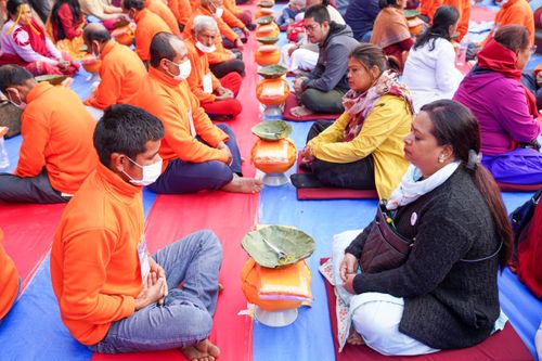 ภาพ No.129672:พิธีตัดปอยผมและแห่นาคธรรมทายาท ในโครงการบรรพชา 1,250 รูป ณ แดนประสูติ สวนลุมพินี ประเทศเนปาล วันที่ 2 มีนาคม พ.ศ. 2567