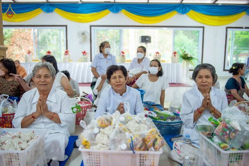 ภาพ No.80885:พิธีตักบาตรพระ ๒๑๖ รูป และ พิธีถวายมหาสังฆทาน ๕๒ วัด ฉลองครบรอบ ๑๖ ปี ธุดงคสถานพรรัตนแพร่ วันอังคารที่ ๙ พฤษภาคม พ.ศ.๒๕๖๖ ณ ธุดงคสถานพรรัตนะ อำเภอวังชิ้น จังหวัดแพร่