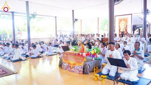 ภาพ No.176856:พิธีทอดกฐิน ณ ที่พักสงฆ์สันตินิมิตร อ.ตาพระยา จ.สระแก้ว ในโครงการทอดกฐินสามัคคีทั่วไทย 30,000 วัด บูชาธรรม 80 ปี หลวงพ่อธัมมชโย โดยคณะศิษยานุศิษย์วัดพระธรรมกาย วันที่ 15 พฤศจิกายน พ.ศ. 2567