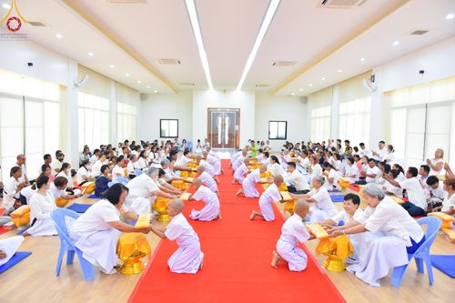 พิธีบรรพชาสามเณร ในโครงการบรรพชาสามเณร ฟื้นฟูพระพุทธศาสนาทั่วไทย ณ ศูนย์ปฏิบัติธรรมจันทบุรี วันพุธที่ 3 เมษายน พ.ศ. 2567