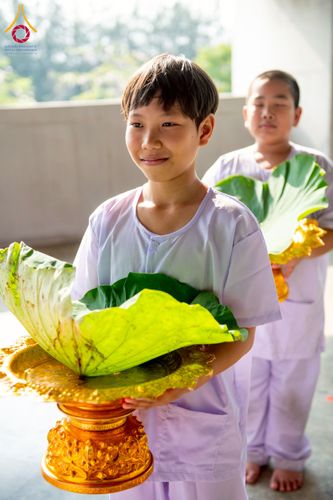 ภาพ No.213500:วันเสาร์ที่ 29 มีนาคม พ.ศ. 2568 พิธีปลงผม โครงการสามเณรยุวธรรมทายาท รุ่นที่ 33 โครงการสามเณรมัชฌิมธรรมทายาท รุ่นที่ 29 ณ ห้องปฏิบัติธรรมวิหารคด คอร์ 13 วัดพระธรรมกาย