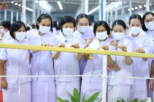 ภาพ No.77838:พิธีหล่อพระบรมพุทธเจ้า ทิศตะวันตก  วันอาทิตย์ที่ 19 มีนาคม พ.ศ. 2566 ณ วัดพระธรรมกาย จ.ปทุมธานี