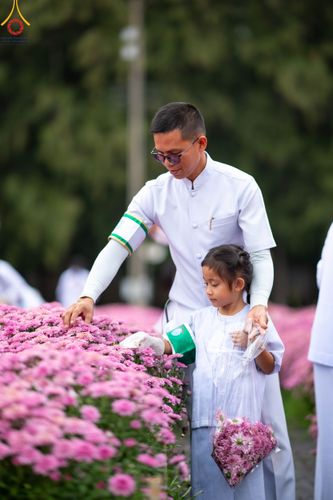 ภาพ No.104050:สาธุชนร่วมรับบุญเก็บดอกเบญจทรัพย์ ในวันอาทิตย์ที่ 24 ธันวาคม พ.ศ. 2566 ณ ทุ่งสวรรค์ตะวันฉาย บริเวณวัดพระธรรมกาย จ.ปทุมธานี