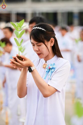 ภาพ No.160456:พิธีปลูกต้นทรัพย์บานชื่น ณ ลานธรรม พระมหาธรรมกายเจดีย์ วัดพระธรรมกาย จ.ปทุมธานี วันพฤหัสบดีที่ 10 ตุลาคม พ.ศ. 2567