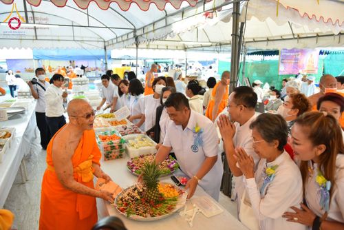 ภาพ No.118902:พิธีถวายภัตตาหารเป็นสังฆทาน แด่คณะพระธรรมยาตรา ปีที่ 12 วันที่ 26 มกราคม พ.ศ. 2567 ณ อนุสรณ์สถานบางปลา จ.นครปฐม