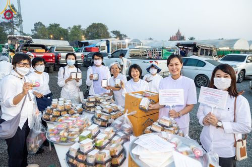 ภาพ No.116316:พิธีถวายภัตตาหารเป็นสังฆทาน แด่คณะพระธรรมยาตรา ปีที่ 12 วันที่ 21 มกราคม พ.ศ. 2567 ณ วัดโบสถ์(บน) บางคูเวียง จ.นนทบุรี