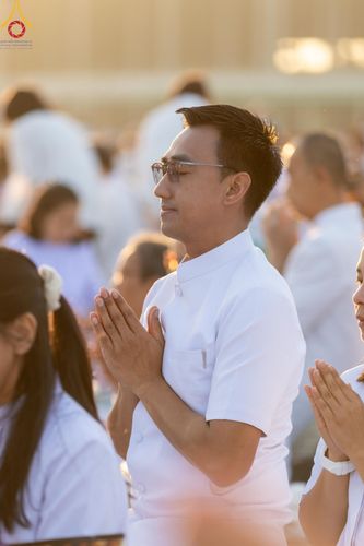 ภาพ No.187769:พิธีตักบาตรฉลองพระใหม่ ต้อนรับพุทธศักราช 2568 ณ ลานธรรมพระมหาธรรมกายเจดีย์ วัดพระธรรมกาย จ.ปทุมธานี วันที่ 1 มกราคม พ.ศ. 2568