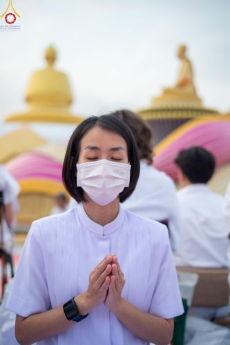 ภาพ No.118543:พิธีตักบาตรพระธรรมยาตรา ปีที่ 12 ณ อนุสรณ์สถานลำดับที่ 5 สถานที่เผยแผ่วิชชาธรรมกายครั้งแรก อนุสรณ์สถานบางปลา จ.นครปฐม วันที่ 25 มกราคม พ.ศ. 2567