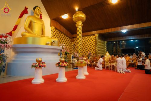 ภาพ No.210744:วันพฤหัสบดีที่ 13 มีนาคม พ.ศ. 2568  สมโภชพระประธานอุโบสถวัดป่าอุบลแก้ว จังหวัดอุบลราชธานี