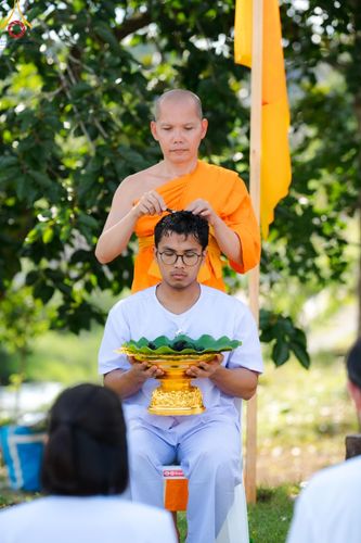 ภาพ No.147504:พิธีตัดปอยผม ขอขมา มอบบาตร ผ้าไตร โครงการปฐมอุปสมบท สมโภชอุโบสถ บูชาธรรม 80 ปี หลวงพ่อธัมมชโย ณ วัดพระธรรมกายโทชิหงิ ประเทศญี่ปุ่น วันพฤหัสบดีที่ 8 สิงหาคม พ.ศ. 2567