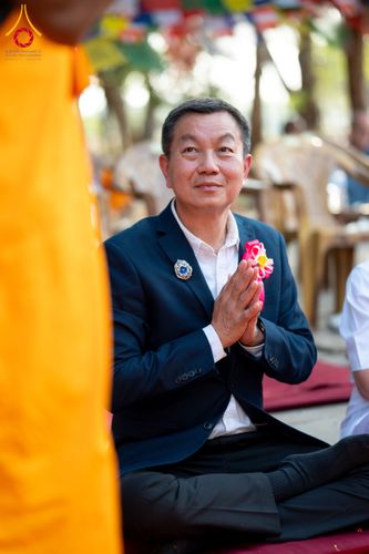 ภาพ No.132117:พิธีต้อนรับ พระ-สามเณร ธรรมยาตรา ในโครงการบรรพชา 1,250 รูป ณ แดนประสูติ สวนลุมพินี ประเทศเนปาล วันที่ 16-17 มีนาคม พ.ศ. 2567