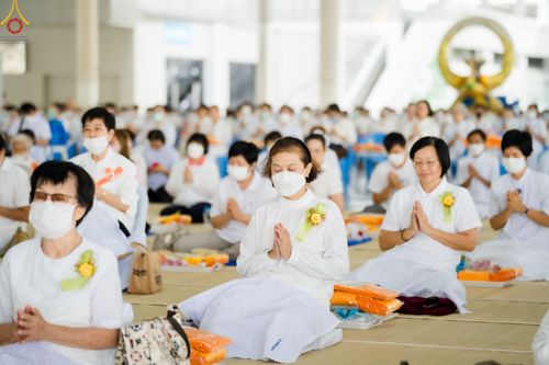 ภาพ No.84012:พิธีบุพเปตพลี ครั้งที่ 137 ร่วมอุทิศบุญกุศลแด่หมู่ญาติที่ล่วงลับไปแล้ว และสืบทอดอายุพระพุทธศาสนา ในวันจันทร์ที่ 17 กรกฎาคม พ.ศ. 2566 ณ หอฉันคุณยายอาจารย์ฯ วัดพระธรรมกาย