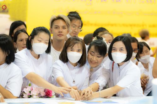 ภาพ No.77857:พิธีหล่อพระบรมพุทธเจ้า ทิศตะวันตก  วันอาทิตย์ที่ 19 มีนาคม พ.ศ. 2566 ณ วัดพระธรรมกาย จ.ปทุมธานี