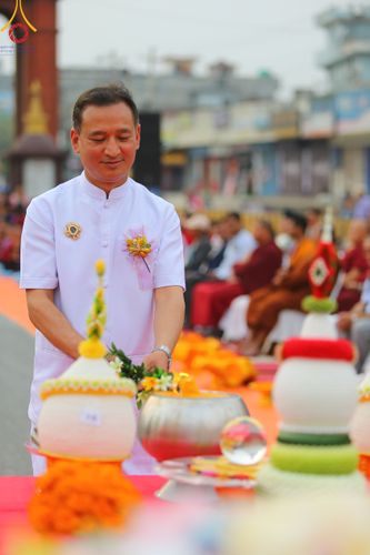 ภาพ No.317071:วันเสาร์ที่ 28 มีนาคม พ.ศ.2569 ธรรมยาตราจาริก ณ ซุ้มประตูลุมพินีเกต(Lumbini Gate) ประเทศเนปาล