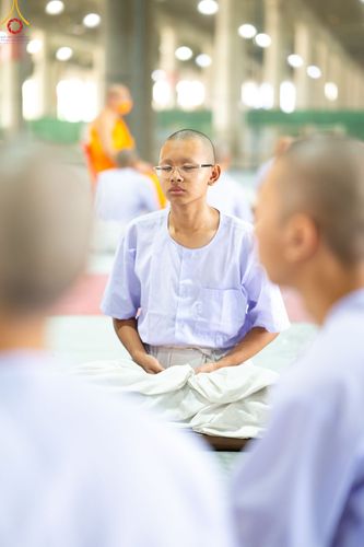 ภาพ No.79565:การปฎิบัติธรรมและกิจวัตรกิจกรรม ของนาคธรรมทายาท ในโครงการบรรพชาสามเณรฟื้นฟูพระพุทธศาสนาทั่วไทย และโครงการมัชฌิมธรรมทายาท วันที่ 4 เมษายน พ.ศ. 2566 ณ วัดพระธรรมกาย