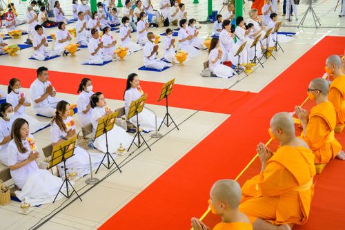 ภาพ No.81687:พิธีอุปสมบทอุทิศชีวิต สามเณรเปรียญธรรม 11 รูป ในวันวิสาขบูชา วันเสาร์ที่ 3 มิถุนายน 2566 ณ อุโบสถพระไตรปิฎก วัดพระธรรมกาย จ.ปทุมธานี