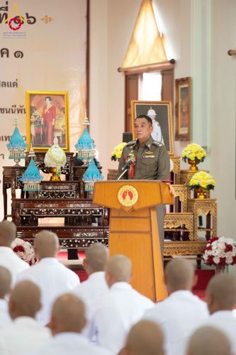 ภาพ No.349435:วันอังคารที่ 15 กันยายน พ.ศ.2569  พิธีขอขมา รับบาตร ผ้าไตร และบรรพชา "โครงการบรรพชาและพัฒนาศีลธรรม นักเรียนนายสิบตำรวจรุ่นที่ 16“ ศูนย์ฝึกอบรมตำรวจภูธร ภาค 1 ณ วัดพระพุทธบาท ราชวรมหาวิหาร  จ.สระบุรี