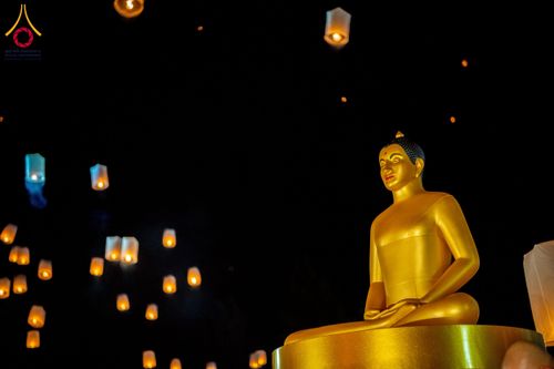 ภาพ No.266198:วันพุธที่ 5 พฤศจิกายน พ.ศ. 2568 (วันพระ ขึ้น 15 ค่ำ เดือน 12) พิธีจุดประทีปโคมลาน, โคมลอย และลอยกระทง ถวายประทีปเป็นพุทธบูชา สร้างความสว่างไสวให้กับแผ่นดินด้วยแสงธรรม ณ พุทธอุทยานนานาชาติ จังหวัดหนองคาย