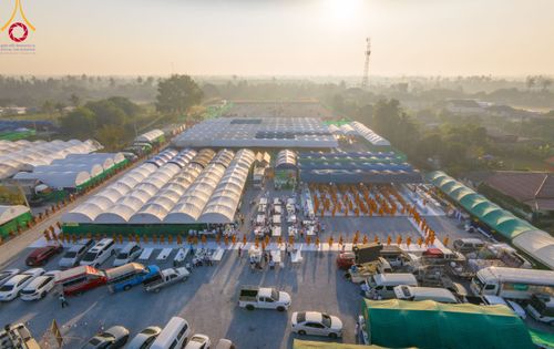 ภาพ No.109276:พิธีถวายภัตตาหารเป็นสังฆทาน แด่คณะพระธรรมยาตราฯ วันที่ 10 มกราคม พ.ศ. 2567 ณ อนุสรณ์สถานคลองบางนางแท่น อ.สามพราน จ.นครปฐม