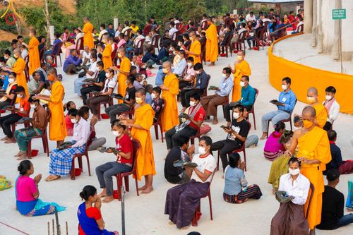 ภาพ No.127693:Photo Story ปฐมบรรพชาชาวพุทธมาร์มา Episode 2/5 วันที่ 6-7 กุมภาพันธ์ พ.ศ. 2567  โครงการบรรพชาครั้งประวัติศาสตร์ แห่งเทือกเขาจิตตะกอง  ครั้งแรกของชาวพุทธมาร์มา บังกลาเทศ บูชาธรรม 80 ปีหลวงพ่อธัมมชโย ณ วัดธัมจักร อรัญกุฏิ เมืองรัมการ์ คาร์กาชารี บังกลาเทศ