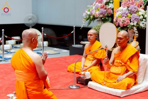 ภาพ No.223669:วันที่ 11 พฤษภาคม พ.ศ. 2568 พิธีบรรพชาของอุบาสก พิสิทธิ์ หมื่นแกล้ว  ณ วัดพระธรรมกาย