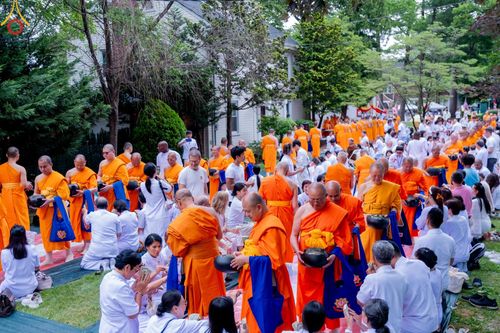 ภาพ No.144806:พิธีประดิษฐานลูกนิมิตมหาสมบัติ ผูกสีมาสถาปนาอุโบสถ บูชาธรรม ๘๐ ปี หลวงพ่อธัมมชโย วันอาทิตย์ที่ ๓๐ มิถุนายน พ.ศ. ๒๕๖๗ วัดพระธรรมกายนิวเจอร์ซี ประเทศสหรัฐอเมริกา