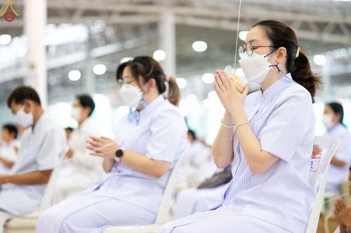 ภาพ No.77792:พิธีหล่อพระบรมพุทธเจ้า ทิศตะวันตก  วันอาทิตย์ที่ 19 มีนาคม พ.ศ. 2566 ณ วัดพระธรรมกาย จ.ปทุมธานี