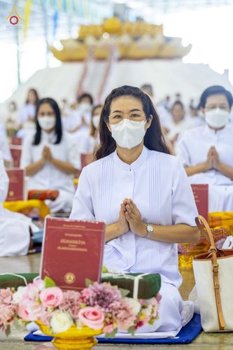 ภาพ No.80541:พิธีถวายทุนสนับสนุนการสร้าง พระไตรปิฎกฉบับธรรมชัย วันเสาร์ที่ 29 เมษายน พ.ศ. 2566 ณ สภาธรรมกายสากล วัดพระธรรมกาย